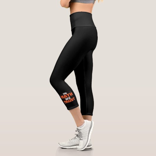 Leggings Capri Citation de professeur de mathématiques - En Math (Gauche)