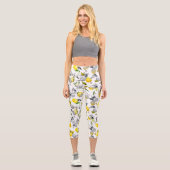 Leggings Capri citrons aquarelle 14 (Recto)