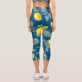 Leggings Capri citrons aquarelle 28 (Verso)