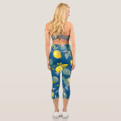 Leggings Capri citrons aquarelle 28 (Verso)
