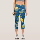 Leggings Capri citrons aquarelle 28 (Recto)