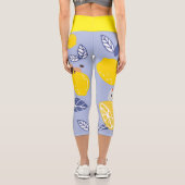 Leggings Capri Citrons Et Chats Coupés (Verso)