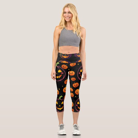 Leggings Capri Citrouille (Recto)