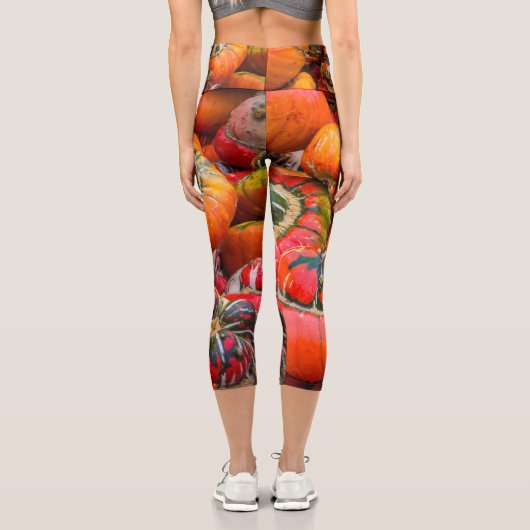 Leggings Capri Citrouille coloré (Verso)