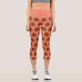 Leggings Capri Citrouille cool (Recto)