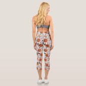 Leggings Capri Citrouille éffrayant Motif Halloween (Verso)