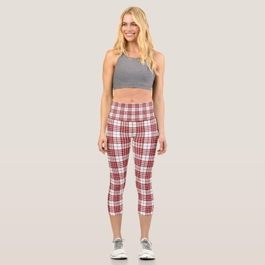 Leggings Capri Clan Buchanan Tartan (Recto)