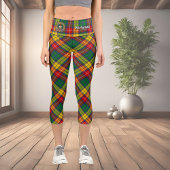 Leggings Capri Clan Buchanan Tartan