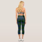 Leggings Capri Clan Campbell Tartan Scottish Plaid (Verso)