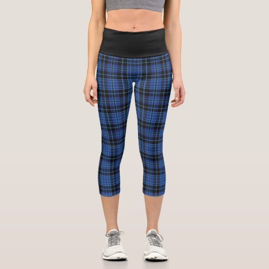 Leggings Capri Clan Clan Clark Tartan Plaid (Recto)