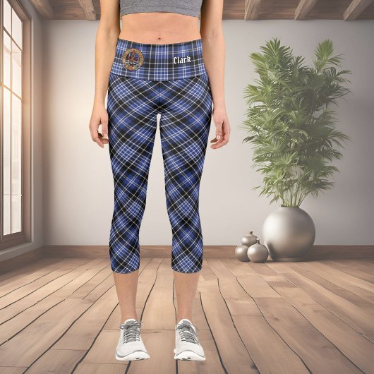 Leggings Capri Clan Clark Tartan