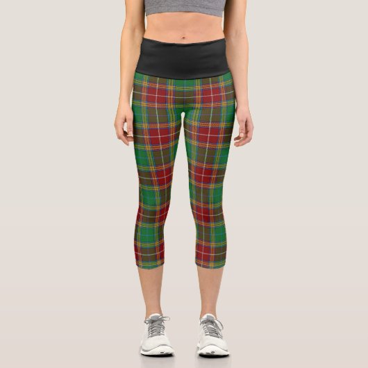 Leggings Capri Clan Classique Baxter Tartan Plaid (Recto)