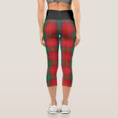 Leggings Capri Clan Classique Chisholm Tartan Plaid (Verso)