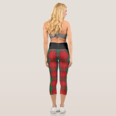 Leggings Capri Clan Classique Chisholm Tartan Plaid (Verso)