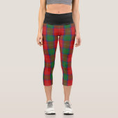 Leggings Capri Clan Classique Chisholm Tartan Plaid (Recto)