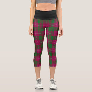 Leggings Capri Clan Classique Crawford Tartan Plaid