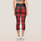 Leggings Capri Clan classique Cunningham Tartan Plaid (Verso)