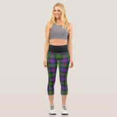 Leggings Capri Clan classique Donald MacDonald Tartan Plaid (Recto)