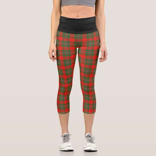 Leggings Capri Clan classique Gregor MacGregor Tartan Plaid (Recto)