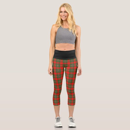 Leggings Capri Clan classique Gregor MacGregor Tartan Plaid (Recto)