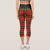 Leggings Capri Clan classique Kerr Tartan Plaid (Verso)