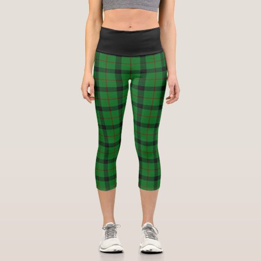 Leggings Capri Clan Classique Kincaid Tartan Plaid (Recto)