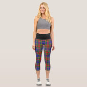 Leggings Capri Clan classique MacBeth Tartan Plaid (Recto)