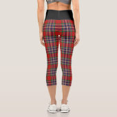 Leggings Capri Clan classique MacFarlane Tartan Plaid (Verso)