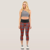 Leggings Capri Clan classique MacFarlane Tartan Plaid (Recto)