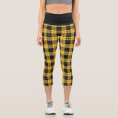 Leggings Capri Clan classique MacLeod de Lewis Tartan Plaid (Recto)