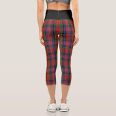 Leggings Capri Clan classique MacPherson Red Tartan Plaid (Verso)