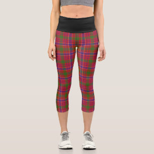 Leggings Capri Clan classique MacRae Red Tartan Plaid