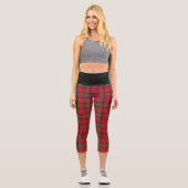 Leggings Capri Clan classique Stewart Tartan Plaid (Recto)