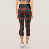 Leggings Capri Clan Cochrane Tartan Plaid (Verso)