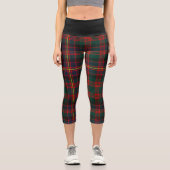 Leggings Capri Clan Cochrane Tartan Plaid (Recto)
