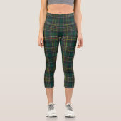 Leggings Capri Clan Cockburn Tartan Plaid (Recto)