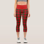Leggings Capri Clan Grant Tartan Plaid (Recto)