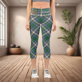 Leggings Capri Clan MacDowall Crest sur Tartan
