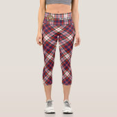 Leggings Capri Clan MacFarlane robe Tartan (Recto)