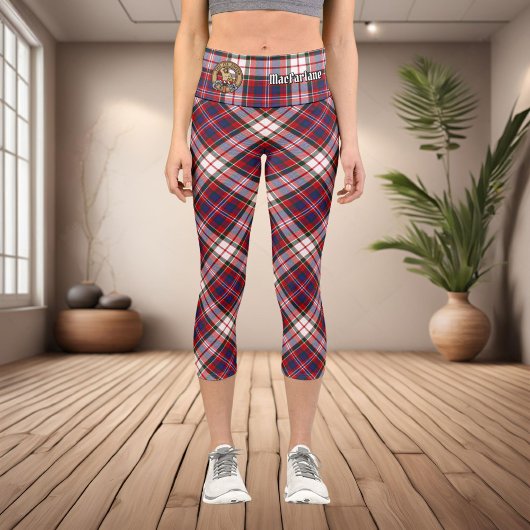 Leggings Capri Clan MacFarlane robe Tartan