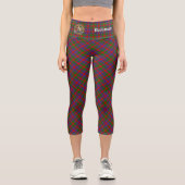 Leggings Capri Clan MacGowan Tartan (Recto)