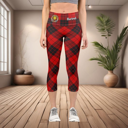 Leggings Capri Clan Macleod de Raasay Tartan