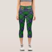 Leggings Capri Clan Sinclair Chasse Tartan (Recto)