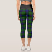 Leggings Capri Clan Sinclair Tartan Motif (Verso)