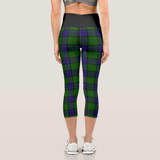Leggings Capri Clan Sinclair Tartan Motif (Verso)