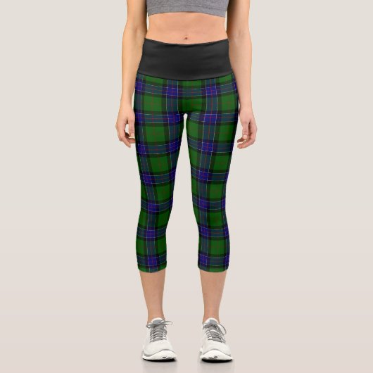 Leggings Capri Clan Sinclair Tartan Motif (Recto)