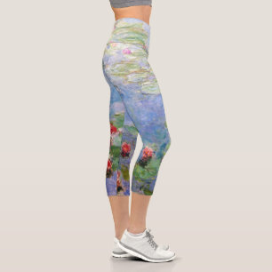 Leggings Capri Claude Monet's Water Lilies