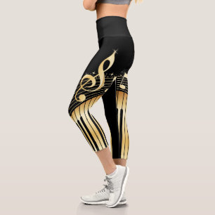 Leggings Capri Clavier or