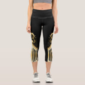 Leggings Capri Clavier or (Recto)