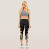 Leggings Capri Clavier or (Recto)